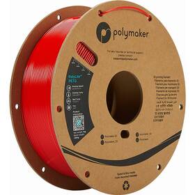 Tlačová struna (filament) Polymaker PolyLite PETG, 1,75 mm, 1 kg červený

