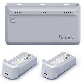 Nabíjačka Potensic Atom 60W More Power, AC adaptér, 2× batéria 


