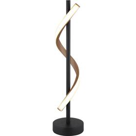 Stolná lampa GLOBO Watkins, 12,50 W čierna

