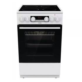 Sklokeramický sporák Mora C 5655 BW biely

