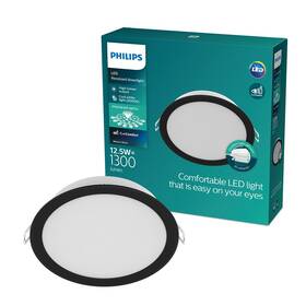 LED stropné svietidlo Philips 59464 MESON 125 12.5W 40K čierne

