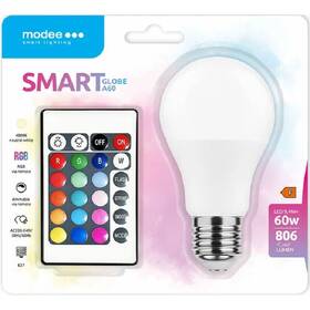 LED žiarovka Modee 9,4W E27 RGB-R 

