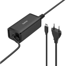 Sieťový adaptér Hama USB-C GaN, Power Delivery 100 W čierny

