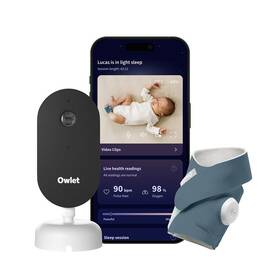 Súprava kamery a inteligentné ponožky Owlet Dream Duo - Bedtime Blue modrá

