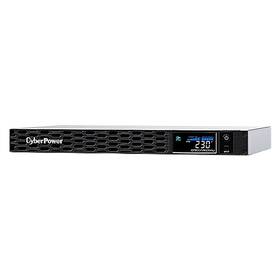 Záložný zdroj CyberPower PFC SineWave LCD GP 1500VA/900W, 1U, Rack, hl. 389 mm čierny

