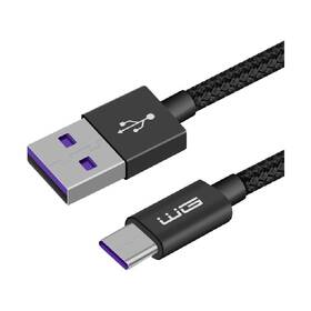 Kábel WG Super Charge USB/USB-C, 1m čierny

