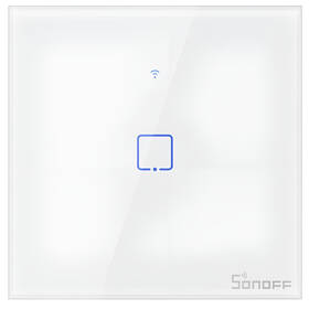 Vypínač Sonoff Smart Switch WiFi + RF 433 T1 EU TX (1-channel) 

