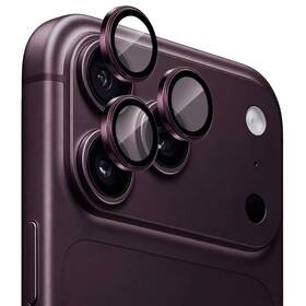 Ochranné sklo šošovky fotoaparátu Mobile Origin Easy Lens Guards na Apple iPhone 18 Pro/18 Pro Max vínovej/priehľadné

