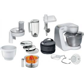 Kuchynský robot Bosch MUM58258 strieborný/biely

