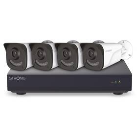 Kamerový systém Strong BUL05DL0-P/NVR1120-8P PoE kit čierny/biely

