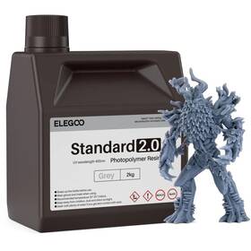 UV resin Elegoo Stand V2.0 2kg sivá

