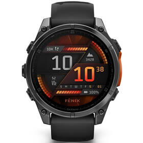 Inteligentné hodinky Garmin fenix 8 47 mm AMOLED - Slate Gray / Black Silicone Band 

