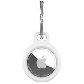 Puzdro FIXED Silky pro Apple AirTag biele

