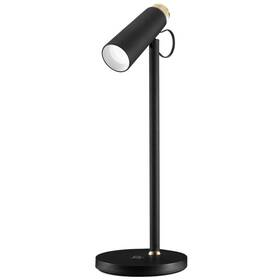 Stolná lampa IMMAX TIT, Qi nabíjanie čierna

