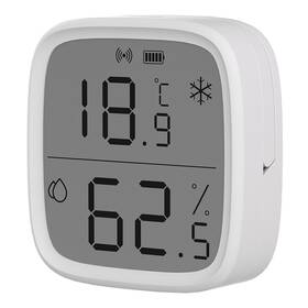 Senzor Sonoff teploty a vlhkosti ZigBee LCD biely

