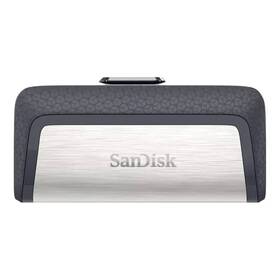USB flashdisk SANDISK Dual 256 GB OTG USB-C/USB 3.1 čierny/strieborný

