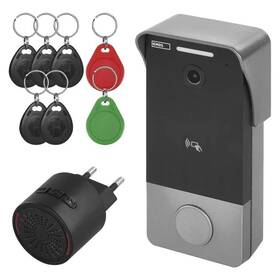 Videozvonček EMOS GOSMART IP-20PoE sivý

