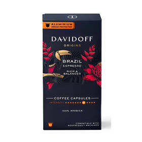 Kapsuly pre espressá Davidoff Café Origins Brasil Espresso 55g (10 ks) 

