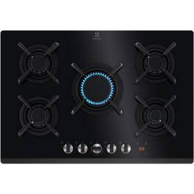 Plynová varná platňa Electrolux KGG753753K čierna

