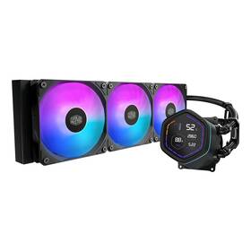 Vodný chladič Cooler Master MasterLiquid Core Nex Digital 360 Black ARGB čierny

