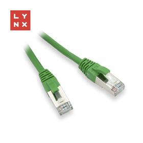 Kábel Lynx FTP patch Cat5e PVC, CCA, 2m zelený

