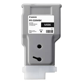 Cartridge Canon PFI-320MBK, 300 ml, matná čierna 

