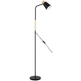 Stojacia lampa Rabalux Azim 74003 čierna/drevená

