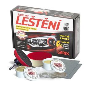Sada na leštenie Carex a ochranu povrchu světlometů 

