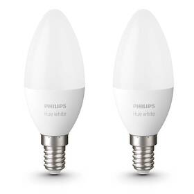 Inteligentná žiarovka Philips Bluetooth 5,5W, E14, White (2ks) 

