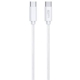 Kábel WG USB-C/USB-C, 120W, 1,5m biela farba
