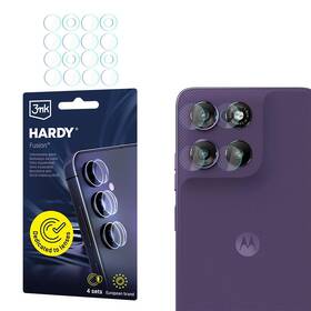 Ochranné sklo šošovky fotoaparátu 3mk Motorola Moto G67/ Moto G77 - Hardy Fusion Lens Protection priehľadné

