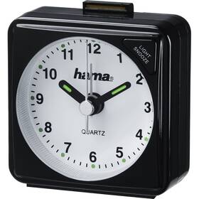 Budík Hama A50 čierny/biely

