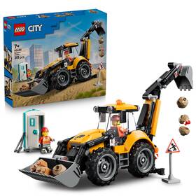 Stavebnica LEGO® City 60480 Žlutý nakladač s rypadlem 

