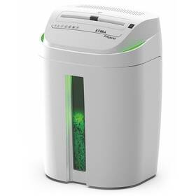 Skartovač KOBRA S4-HYBRID, A4, 22 listov, 40l, P2 biely/zelený

