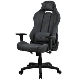 Herná stolička Arozzi TORRETTA Soft Fabric v2 - tmavo šedá 

