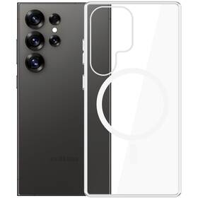 Kryt na mobil 3mk Clear MagCase na Samsung Galaxy S25 Ultra priehľadný

