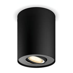 Bodové svietidlo Philips Pillar White Ambiance Spot čierne

