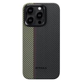 Kryt na mobil Pitaka Fusion Weaving MagEZ 4 600D na Apple iPhone 15 Pro Max čierny

