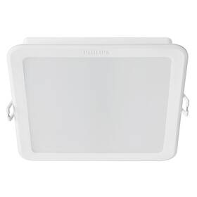 Vstavané svietidlo Philips Meson 125 SQ, teplá biela biele


