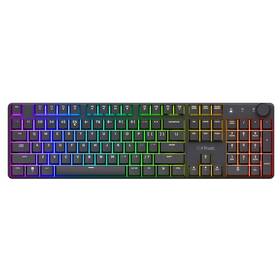 Klávesnica Trust GXT 868 Torix Premium wireless mechanical, US čierna

