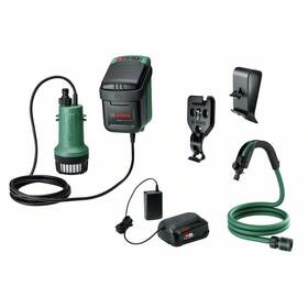 Sudové čerpadlo Bosch GardenPump 18V-2000 (s batériou) 

