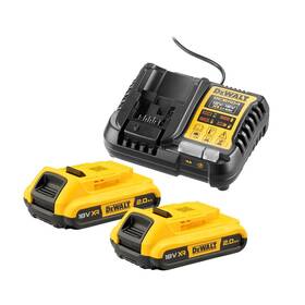 Set batérie a nabíjačky Dewalt XR DCB1104D2 

