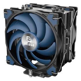 Chladič CPU AKASA Alucia H4 Plus + Alucia SC12 Fan čierny

