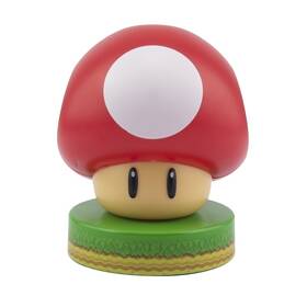 Dekoratívne LED Paladone Icon Light - Super Mario Huba červené/zelené


