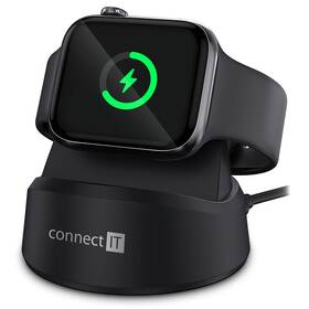 Nabíjačka Connect IT WatchCharger kompatibilná s Apple čierna

