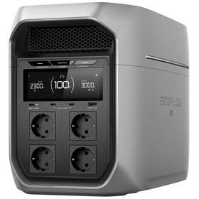 Nabíjacia stanica EcoFlow DELTA 3 Max Plus (2048 Wh) strieborná

