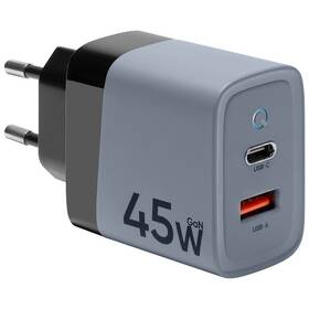 Nabíjačka do siete Tactical Microgrid GaN 45 W sivá


