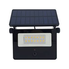 Reflektor Trixline TR 386S LED Solární 2W 4200K s pohybovým senzorem čierny

