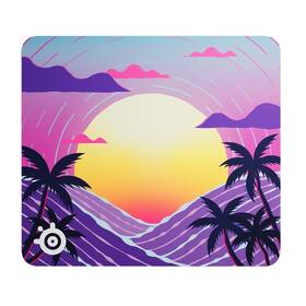 Podložka pod myš SteelSeries QcK Large, Neon Sunset fialová

