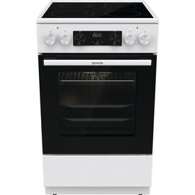 Sklokeramický sporák Gorenje GECS5C70WA biely

